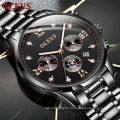 OLEVS 2862 branded Men Watches Sports Waterproof Analog Quartz Clock Multifunction Chronograph stainless steel Business Watch